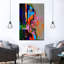Impression sur toile colorée violon-17874631