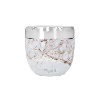 S'well Calacatta Gold Stainless Steel Food Bowl