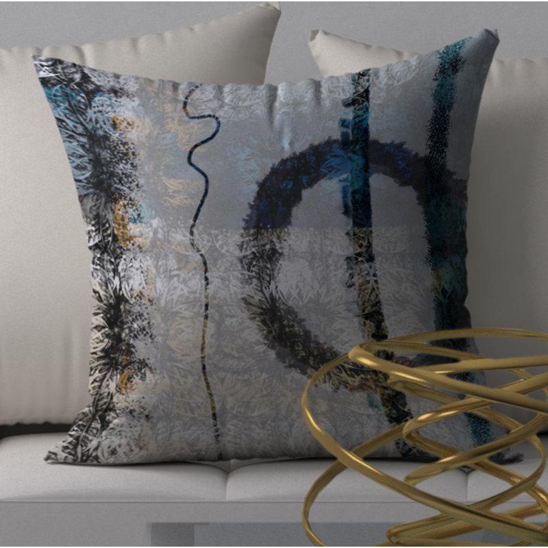Housse de coussin carrée/insert, 24 po x 24 po