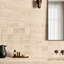 Travertine 4x4 Filled Brushed Vein Cut Tile-928901506