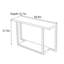 Console moderne en bois massif chinois-102023547