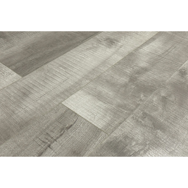 7.7'' W x 47.8'' L x 14'' Laminate Flooring, Intrepid Nickel