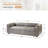 Beatryce 80" Genuine Leather Tuxedo Arm Sofa-1586809090