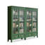 Bibliothèque verte à 4 portes avec tiroirs Green