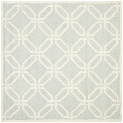 Deedgra Hand Tufted Wool Geometric Rug