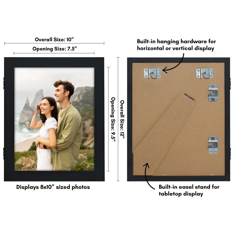 Dymoke Quick-Change Photo Storage Display Frame, 8" x 10"