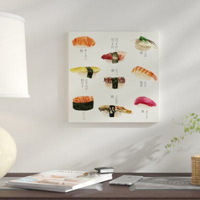 « sushi i », impression sur toile