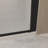 30"X 72" Pivot Shower Door, Matte Black Aluminum Frame, Half Frame ,1/4"(6Mm) Tempered Glass Explosion Proof Film,Stainless Steel Handle-119866377