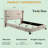 Upholstered Wingback Platform Bed, Bed Frame with Nailhead Trimmed Wingback and Button-Tufted-114285952-114285948