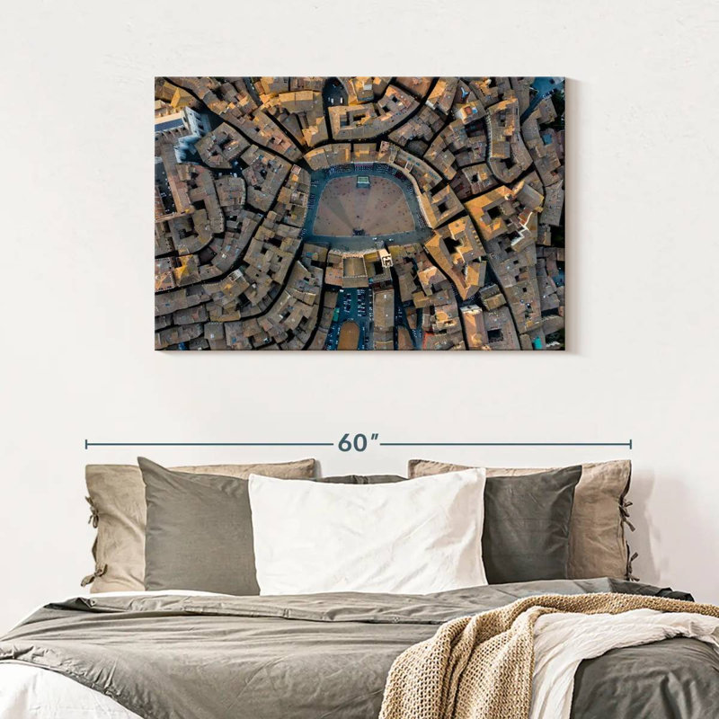 Kavia Piazza Del Campo, 30" H x 45" W