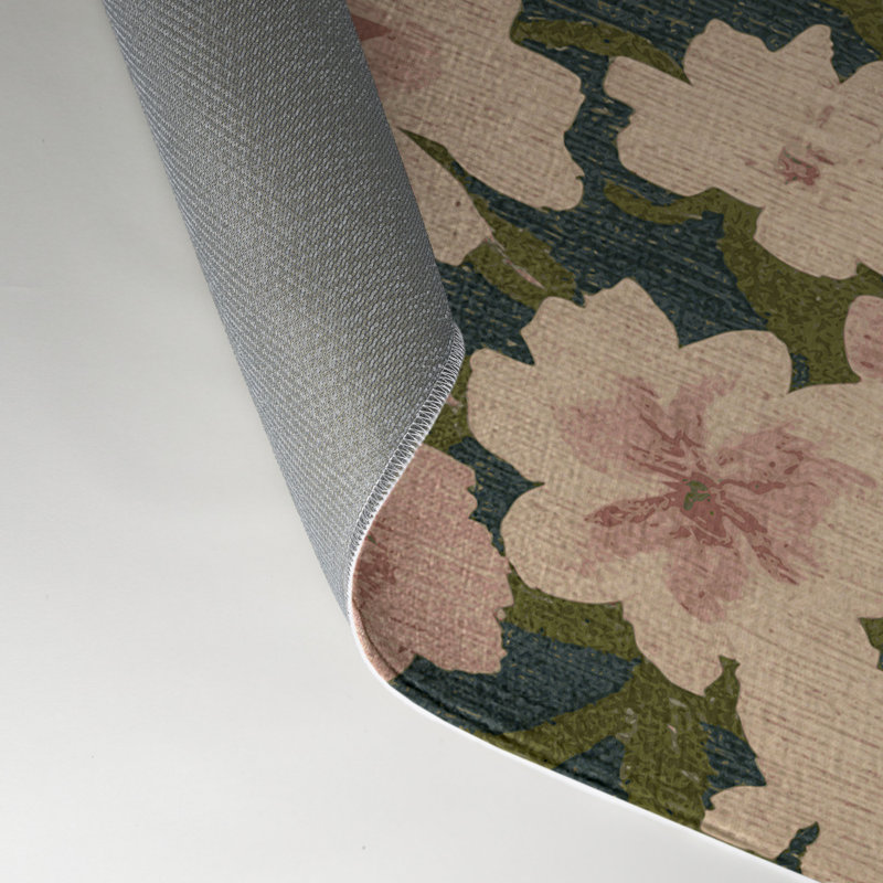 Tapis d'intérieur et d'extérieur brun Botanical, Rectangulaire 3 pi x 5 pi