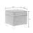 17.5" Square Upholstered Storage Ottoman-1010101645