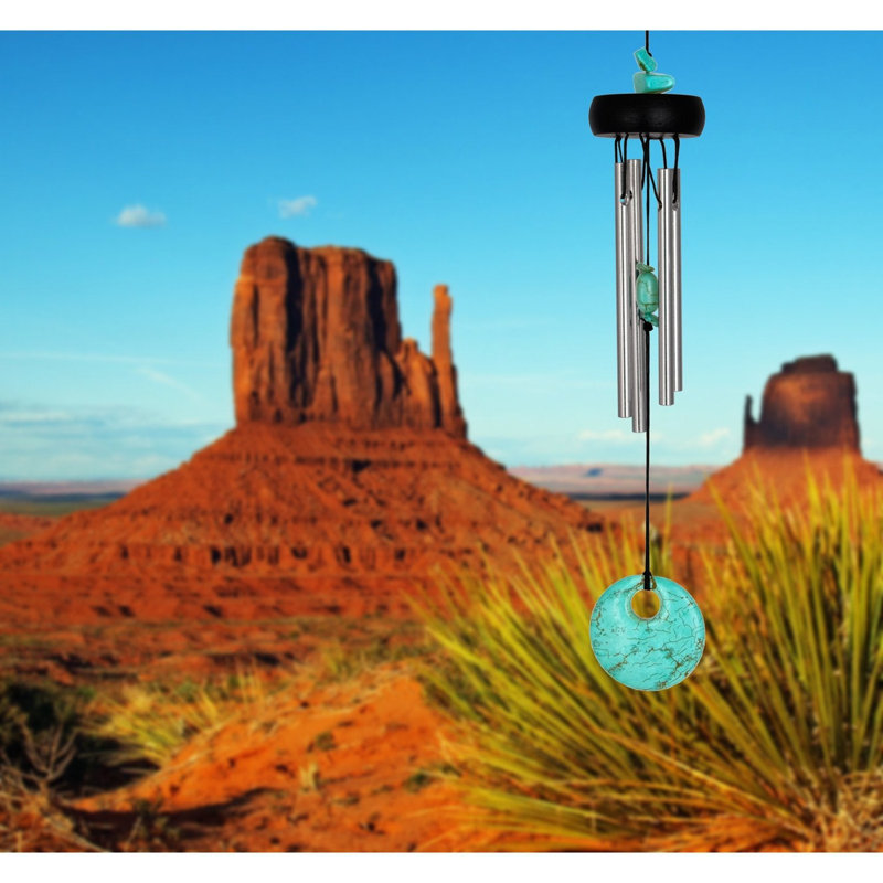 Pierres précieuses - carillon rose turquoise