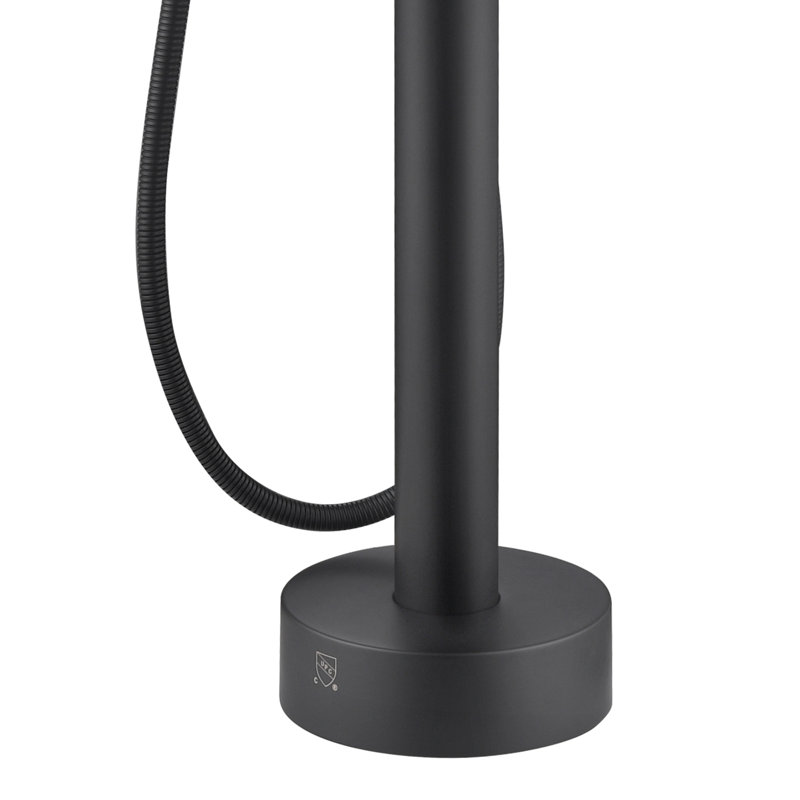 Robinet de baignoire, Noir mat