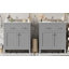 Meuble-lavabo double 60 po-367361084