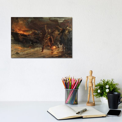 The Funeral of a Viking, 1893 - Gallery-Wrapped Canvas Giclée