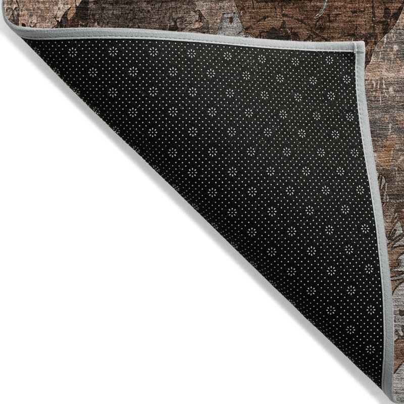 Abstract Indoor / Outdoor Rug, Rectangle 2'6" x 3'10"