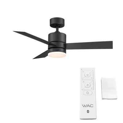 Ventilateur de plafond intelligent à 3 pales de 44 po pour l'extérieur / l'intérieur San Francisco avec télécommande et ensemble d'éclairage à DEL à intensité variable inclus, fonctionne avec l'assistant Google, Amazon Alexa, l'application Androi