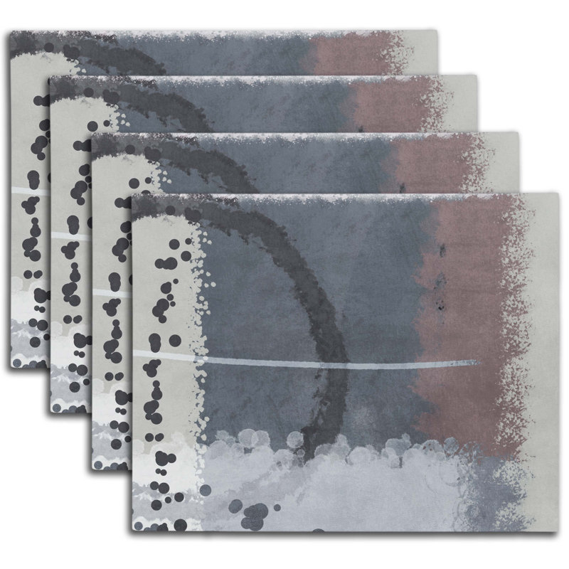 Polyester Abstract Rectangle Placemat