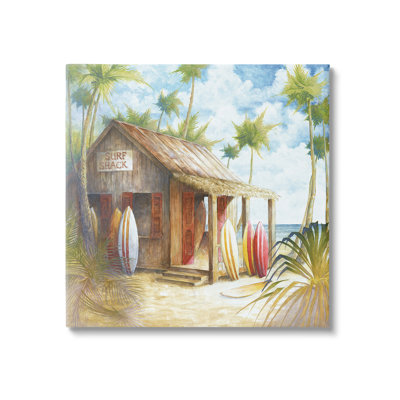 «Summer Surf Shack» sur toile