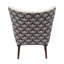  Fauteuil d'appoint transitionnel en coton fait à la main Art Deco