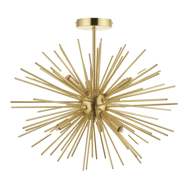 Alexus Ashleigh 6-Light Semi Flush Wall Light