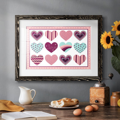 Sweet Valentine Collection A, reproduction encadrée sur papier