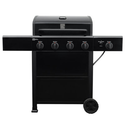 Barbecue au gaz propane autoportant à 4 brûleurs avec brûleur latéral Kenmore