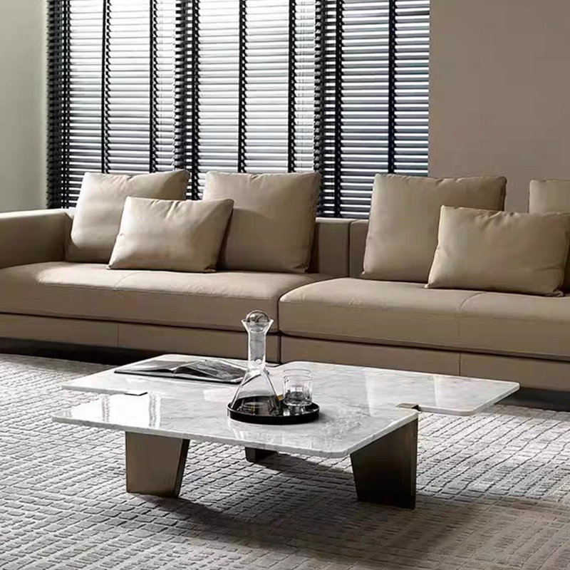 Table basse simple en marbre naturel