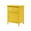 Table de chevet jaune vibrante-797640706