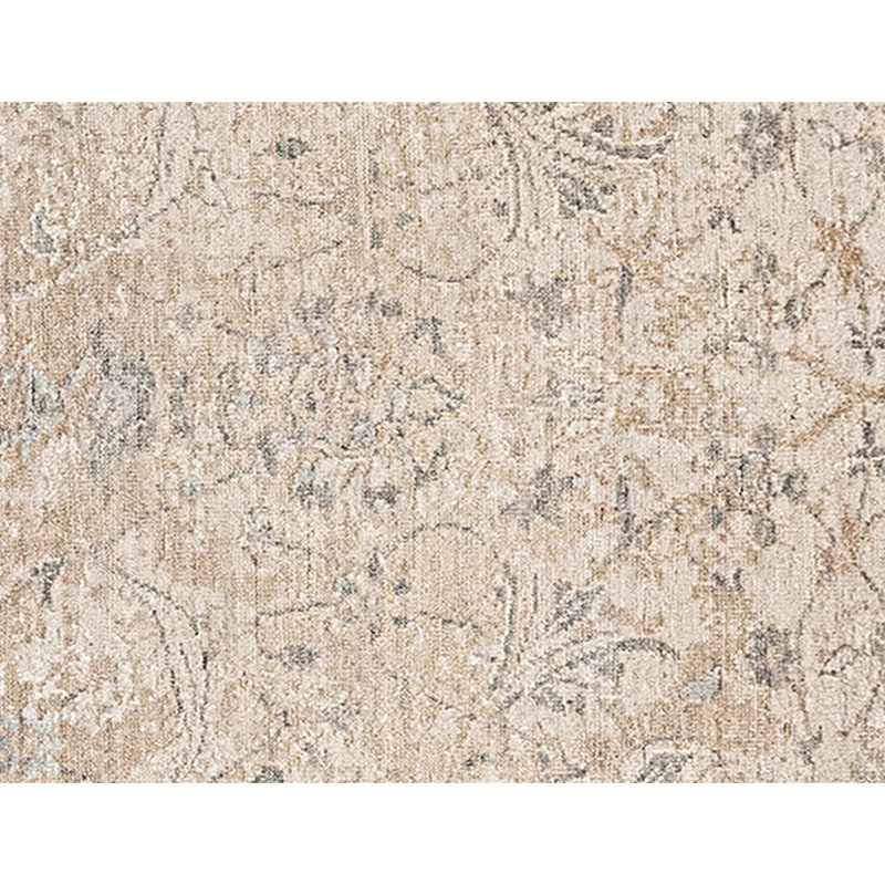 Handmade Silk and Wool Area Rug, Round 8'
