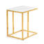 Capirano Glass Top Frame End Table-363728971