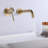 Wall Mount Vanity Faucet,Wall Lavatory Faucet, Bathroom Sink Faucet Single Hole with Left-Handed-82567919