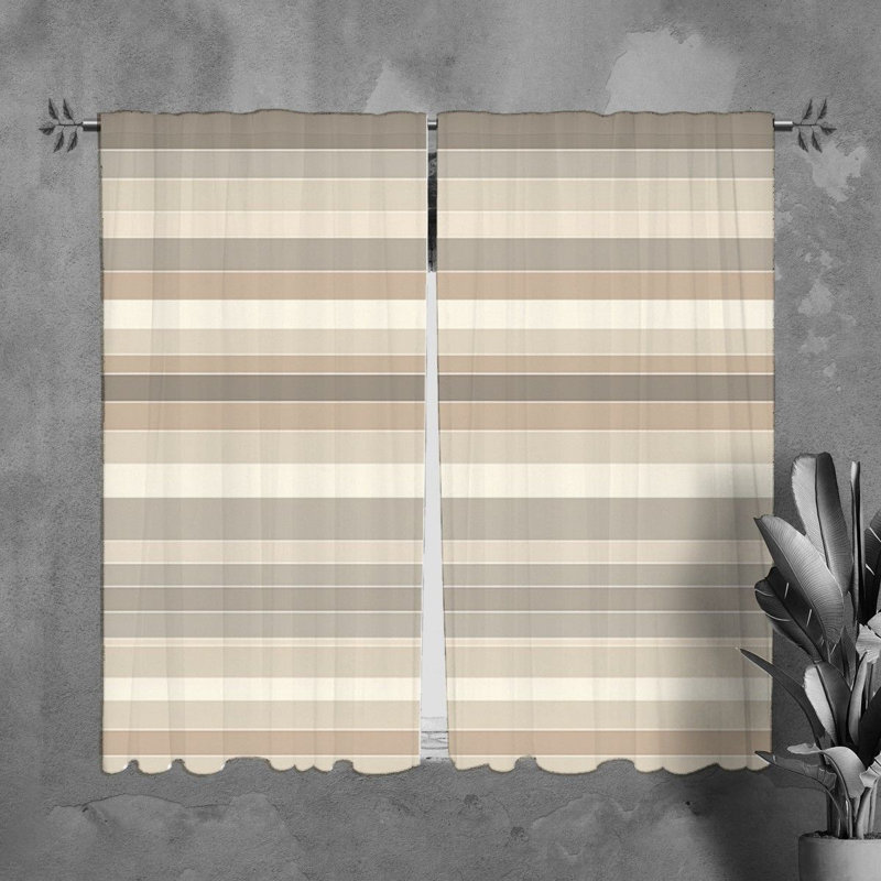 Paire de rideaux obscurcissant en polyester Yaziel, L 20 po x L 82 po