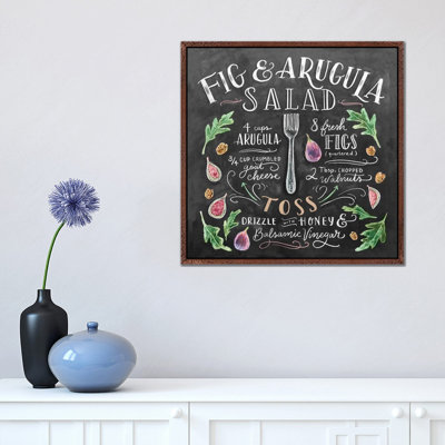 Fig And Arugula Salad Recipe - Print on Canvas