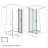 33-32 "X 72" Bifold Shower Door, 1/4"(6Mm) Tempered Glass, Chrome Aluminum Frame, Explosion Proof Film-119866270