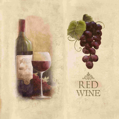 Vin rouge - impression sur toile tendue