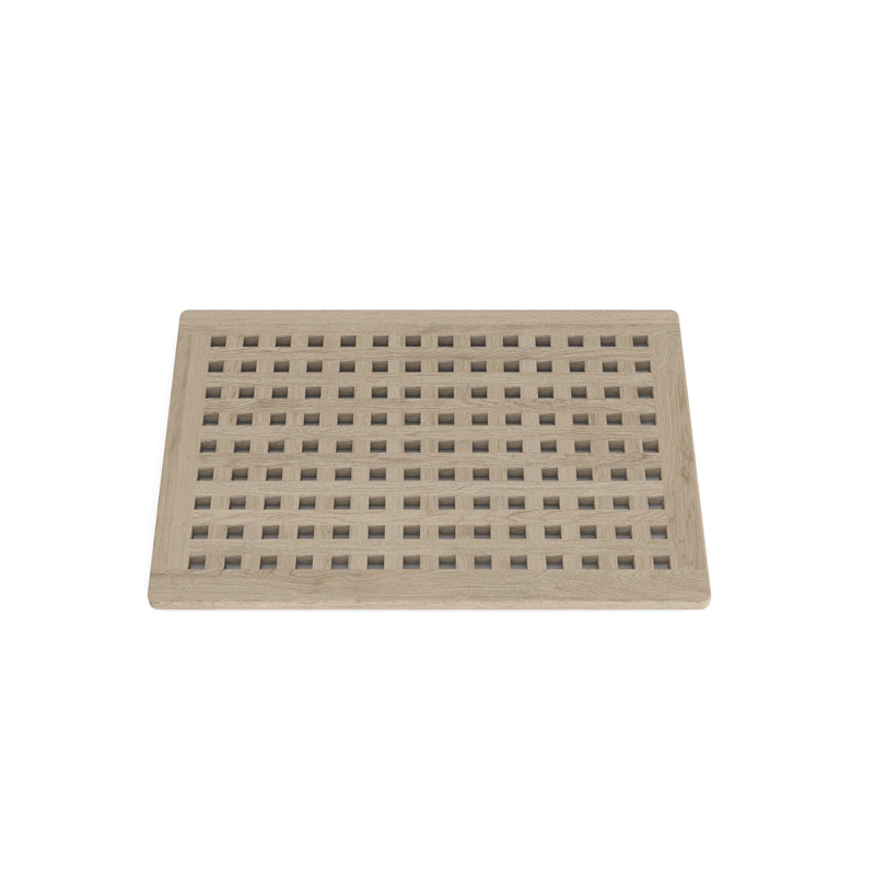 Grate Teak Non-Slip Bath Mat