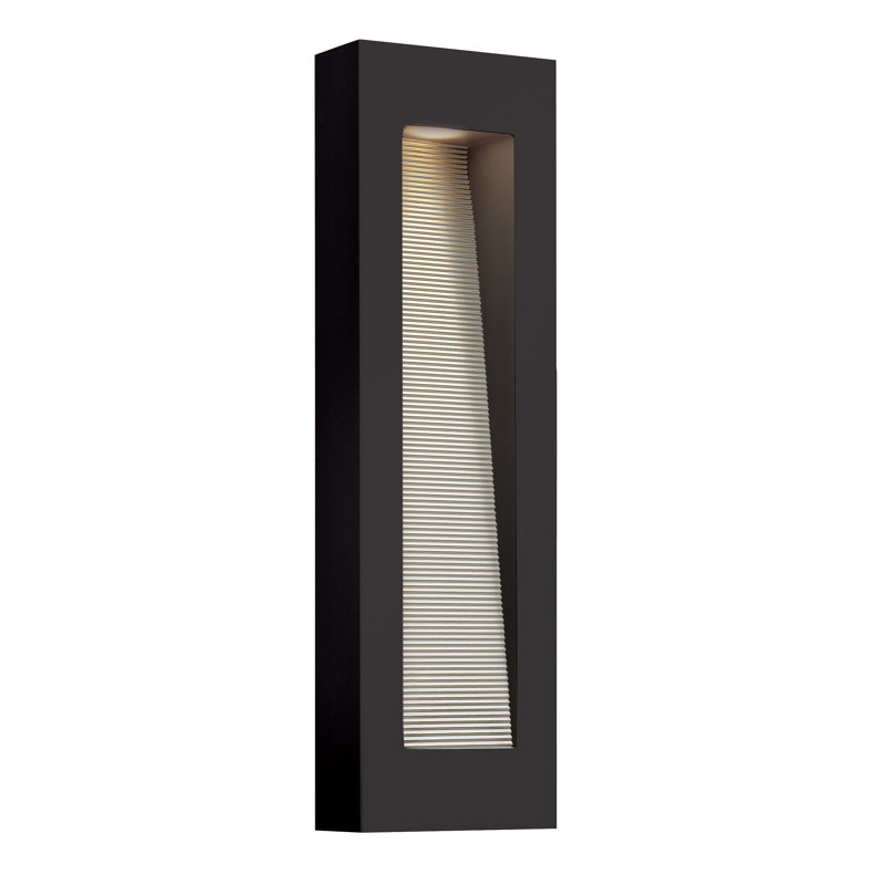 Luna 2 Light Outdoor Flush Mount, LED, Titanium, Medium