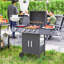 Outsunny Gas Barbecue Grill 3+1 Burner Garden BBQ w/ Large Cooking Area