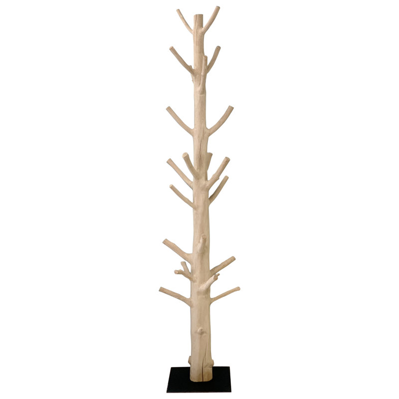 Arbre d'entrée en bois massif 