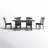 Katarina Extendable Four Leg Dining Set