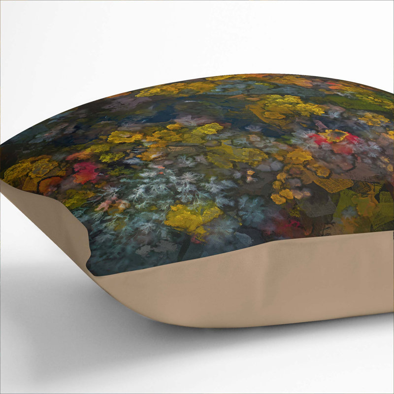 Square Cushion, Stone, 40cm H x 40cm W x 15cm D