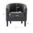 Munson 26.77" Wide Linen/Polyester Upholstered Barrel Chair-508310373