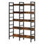 Bibliothèque moderne 70,86 "avec cadre en métal