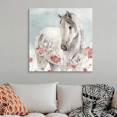 Art sauvage sur toile Wild Horses IV