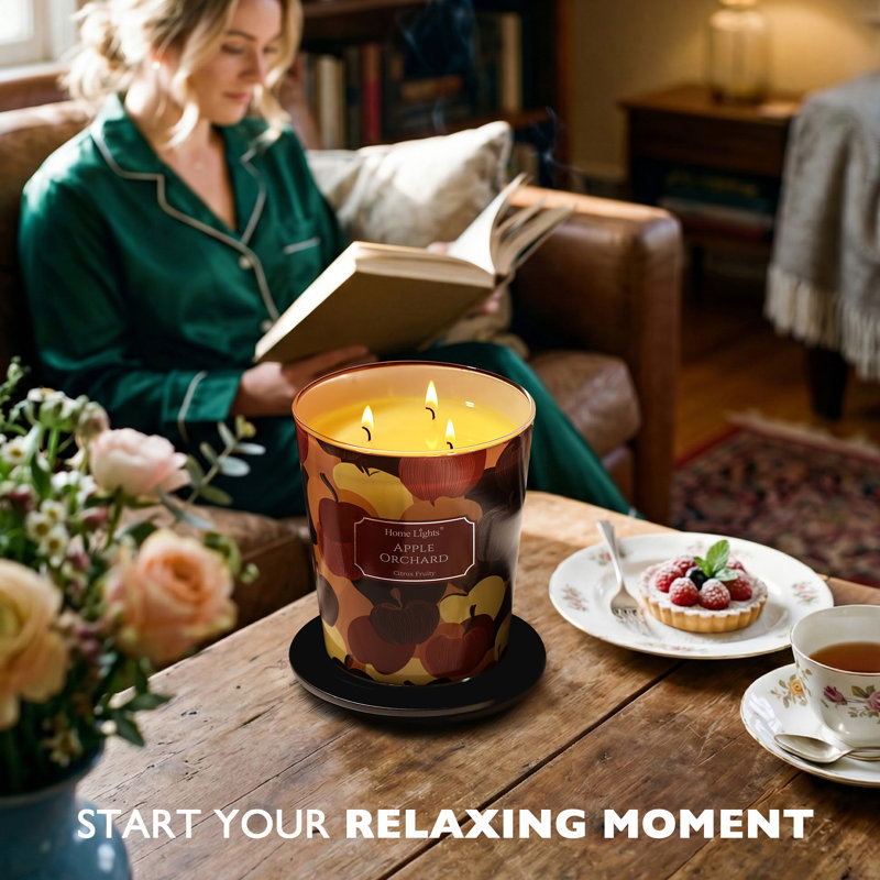 Pommier | Bougies parfumées 3-Wick Homelights
