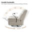 Fauteuil inclinable manuel pivotant avec support pour téléphone Jace-553183331