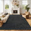 Tapis d'intérieur moderne à rayures pour salon, chambre, salle à manger ou bureau.-370173941-370173942