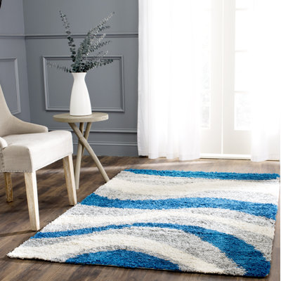Evander Rectangle Abstract Hand Woven Area Rug